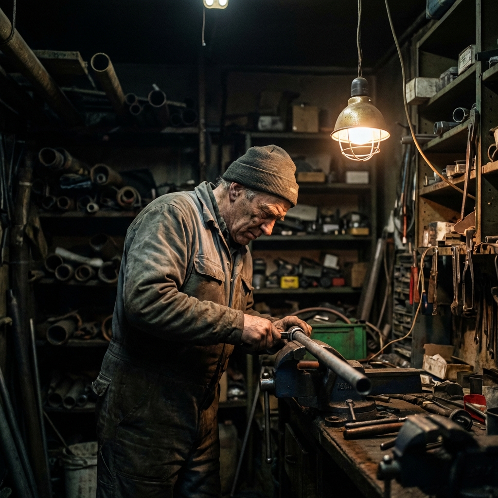 Tucker practices alone late into the night